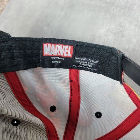 Deadpool Snapback Hat Baseball Cap All‎ Over Print Comic Strip Action - Picture 7 of 7